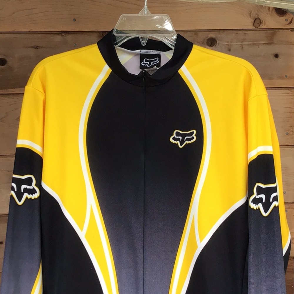 Fox L/S Zip Cycle Top XL NEW